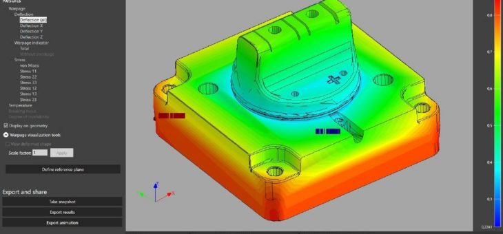 Berechnung von 3D gedruckten Werkzeugeinsätzen im Spritzguss