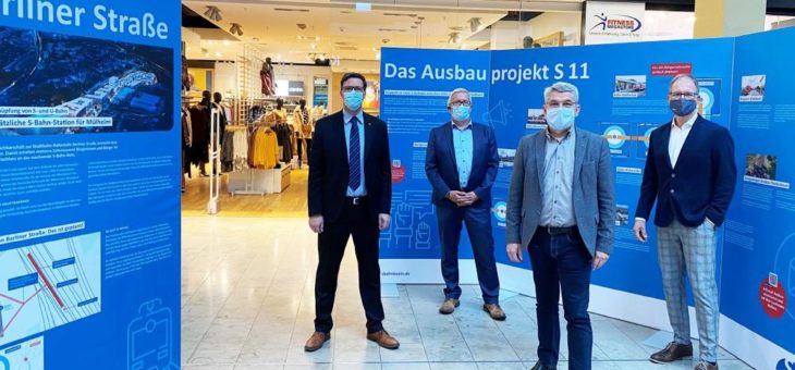 Ausstellung zum Ausbau der S-Bahn Köln in Bergisch Gladbach eröffnet