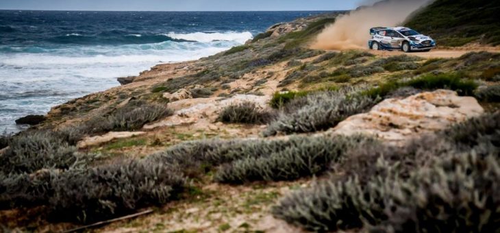 Rang fünf nach starkem Start für Ford Fiesta WRC-Team Teemu  Suninen/Jarmo Lehtinen auf Sardinien