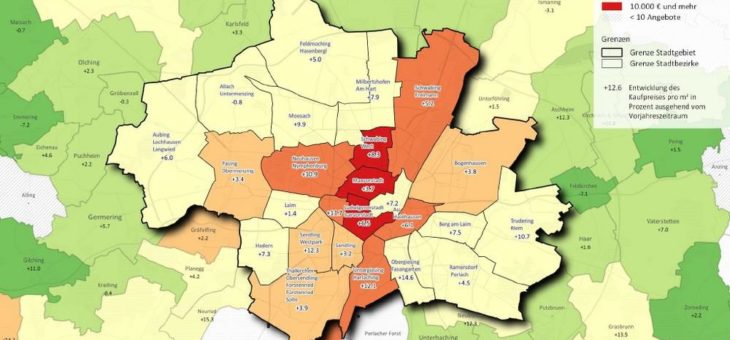 Wohnraum in München: Durchschnittlich 8.500 Euro pro Quadratmeter im Bestand