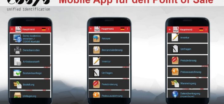 Kostenlose Demoversion der mobilen POS App für den Verkaufsraum