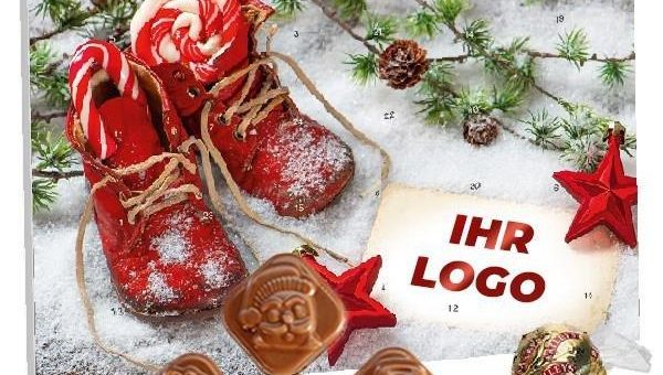 Adventskalender mit Logo als Werbemittel im Advent von Adizz ®