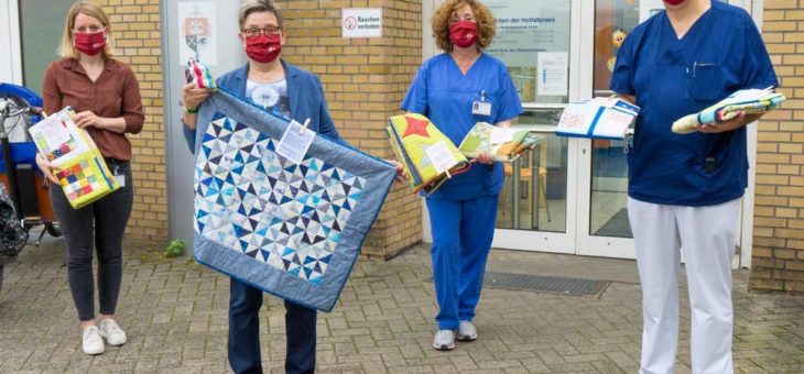 Bunte Decken für die kleinsten Patienten