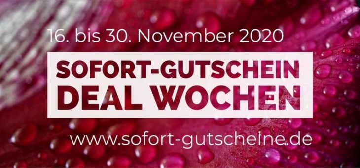 „SOFORT-Gutschein Deal Wochen“ für ein erfolgreicheres Weihnachtsgeschäft