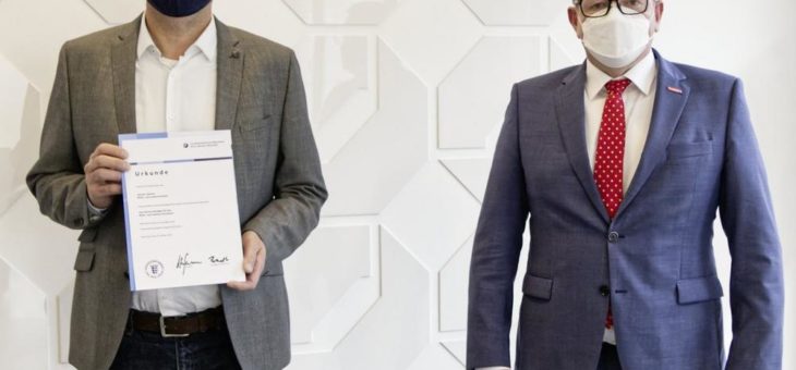 Ein neuer Sachverständiger öffentlich bestellt und vereidigt