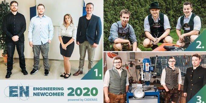 Projekte zur Steigerung der Arbeitseffizienz siegen beim Engineering Newcomer 2020