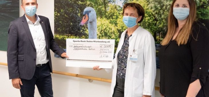 3.500 Euro für das Sozialpädiatrische Zentrum im Städtischen Klinikum Karlsruhe