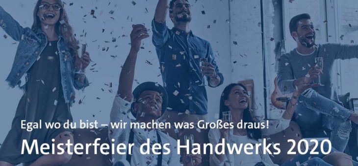 Meisterfeier des Handwerks live am Bildschirm