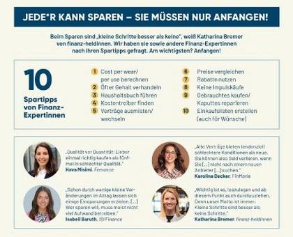 Jede*r kann sparen – wir verraten, wie!