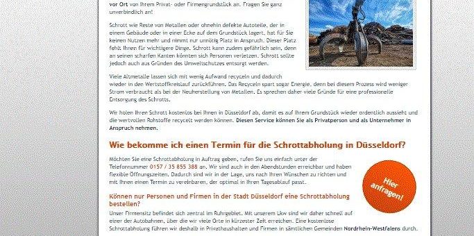 Altmetallabholung Düsseldorf vom Fahrrad bis zur Heizungsanlage