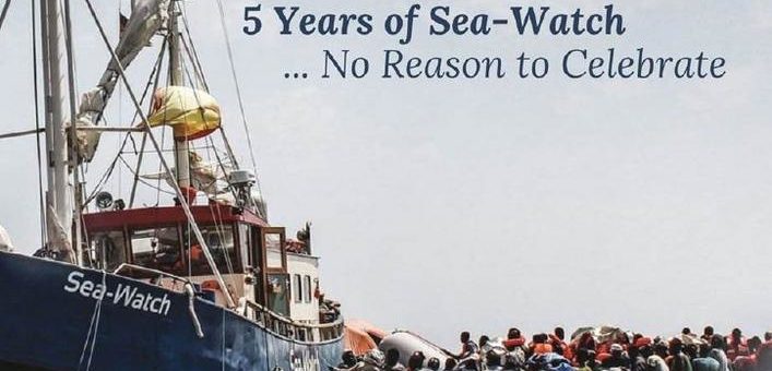 Zoom-Vortrag zu „Fünf Jahre Sea-Watch – kein Grund zum Jubeln“