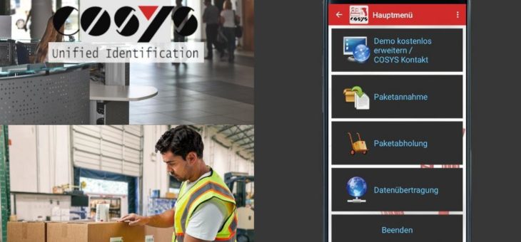 COSYS Paketshop Cloud Demo im neuen Design