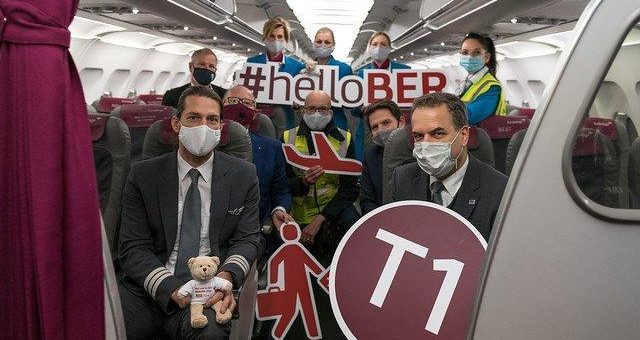 Eurowings hebt erstmals am neuen Hauptstadtflughafen ab