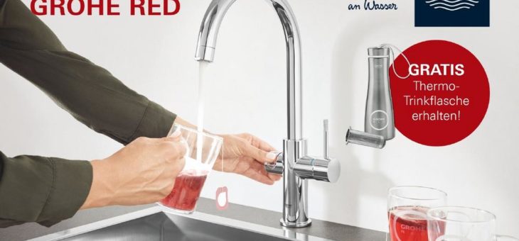 GROHE Red Thermoflasche – immer die richtige Temperatur