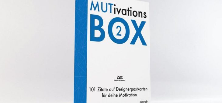 Am 16.11. ist es soweit. Dann erscheint die neue MUTivationsbox 2