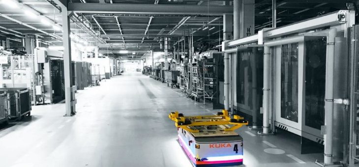 Intelligente Intralogistik in der Produktion: Auftrag von bayerischem Automobilhersteller für KUKA