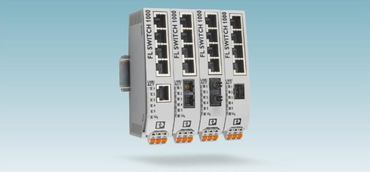 Unmanaged Ethernet-Switches mit Glasfaser