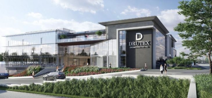 DRUTEX beginnt mit Ausbau von hochmodernem Bürokomplex