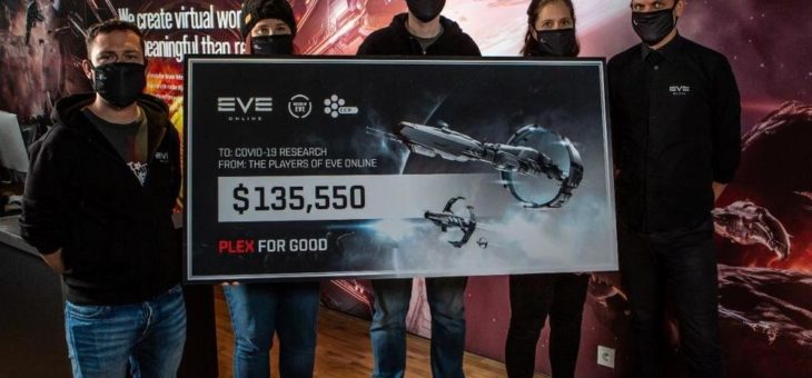 EVE Online-Spieler spenden über 130.000 US-Dollar für COVID-Hilfe über die PLEX for GOOD-Initiative