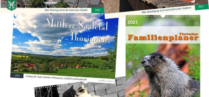 Thüringer Regionalkalender 2021 – 3x das grüne Herz Deutschlands hautnah erleben