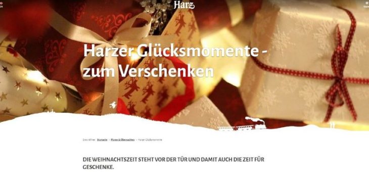 Harzer Glücksmomente 2021 verschenken