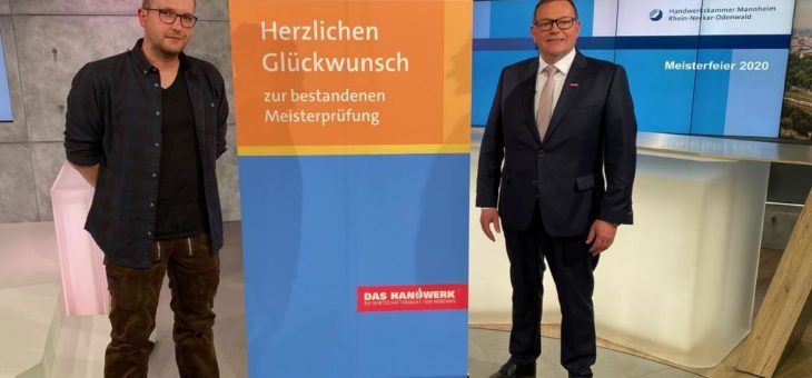 Meisterfeier 2020: Innovationspreis an Maximilian Epp aus Hirschhorn