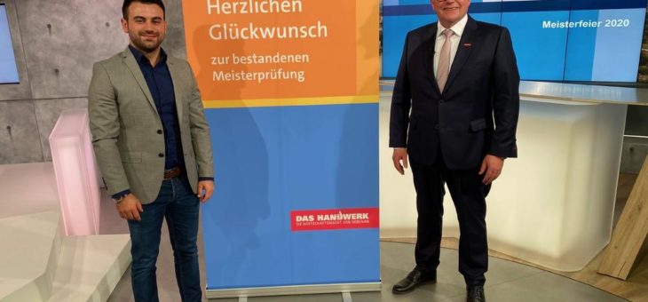 Meisterfeier: Förderpreis als Start-Up geht an Elektrotechnikermeister Mustafa Yorulmaz aus Bammental