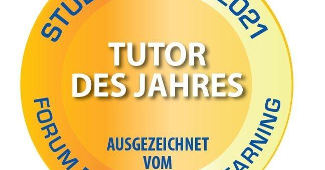 Prof. Dr. A. Ahmed Karim zum „Tutor des Jahres“ gewählt