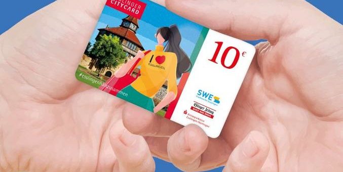 Zusammenhalten und Freude schenken – Stadtmarketing Esslingen wirbt mit Stadtgutscheinen für den Einkauf vor Ort