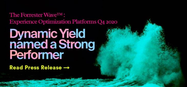 Dynamic Yield als Strong Performer von Forrester Research ausgezeichnet