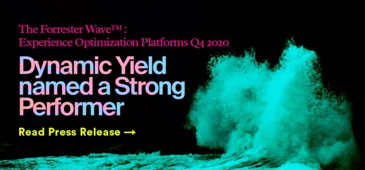 Dynamic Yield als Strong Performer von Forrester Research ausgezeichnet
