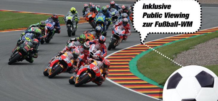 Fußball meets MotoGP – Public Viewing auf dem Sachsenring