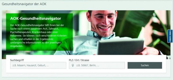 AOK-Gesundheitsnavigator beleuchtet Qualität von Ärzten und Kliniken