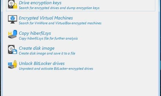 Elcomsoft System Recovery: ein Schweizer Taschenmesser für Desktop-Forensik