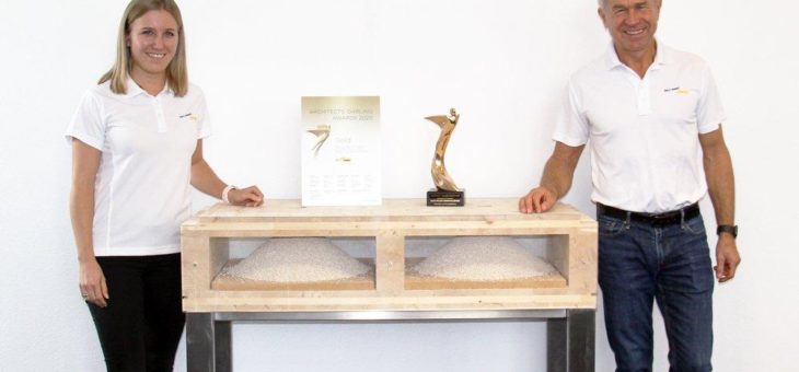 best wood CLT BOX – DECKE FS gewinnt  ARCHITECTS´ DARLING® Award in Gold