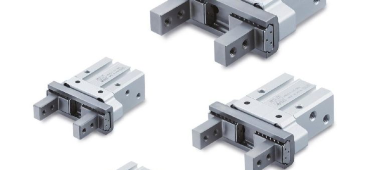 Klein, sicher, sparsam: Pneumatischer Parallelgreifer sorgt auf engem Raum für festen Griff