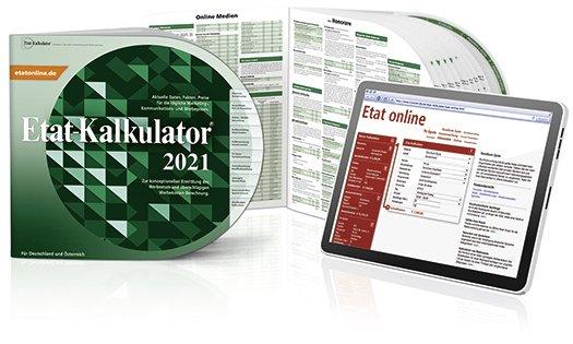 Was kostet Werbung? Der neue Etat-Kalkulator® 2021 gibt Antwort