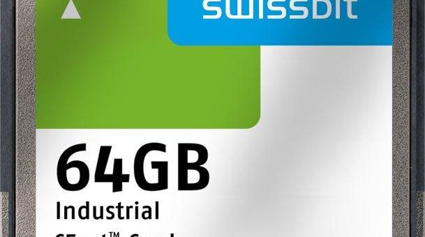Swissbit stellt CFast™-Karte F-800 für industrielle High-End-Anwendungen vor