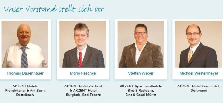 AKZENT Hotels wählen neuen Vorstand