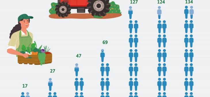 Wie viele Menschen ernährt ein Landwirt?