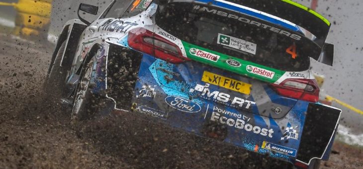Der Ford Fiesta WRC beendet die WM-Saison mit einem vierten Platz bei der Rallye Monza
