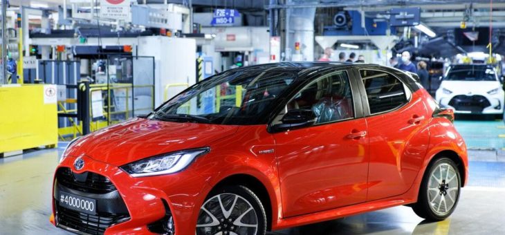 Viermillionster Toyota Yaris in Frankreich vom Band gelaufen