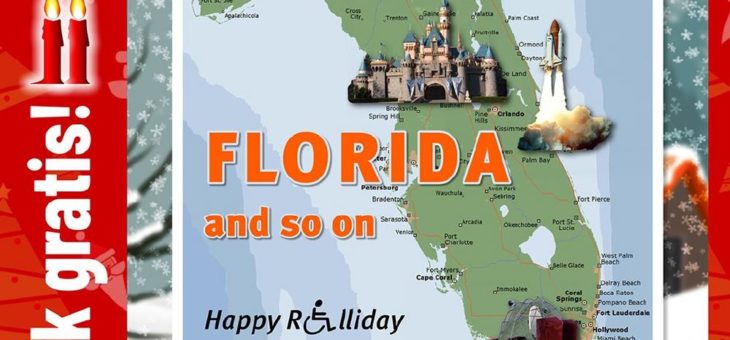 Adventskalender: „Florida and so on“ von Hans-Ulrich Lüdemann. Eine Rollstuhlreise. Heute kostenlos