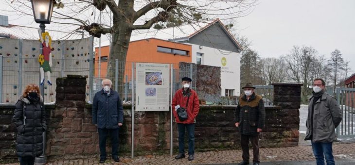 Vier neue Geopunkt-Tafeln in Mörlenbach eingeweiht