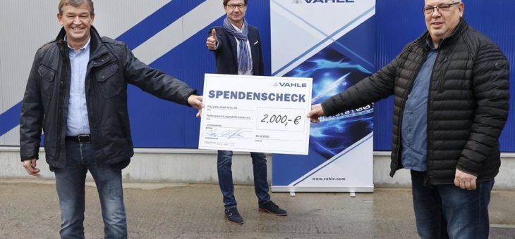 VAHLE unterstützt zu Weihnachten die Kinder- und Jugendhilfen in der Region