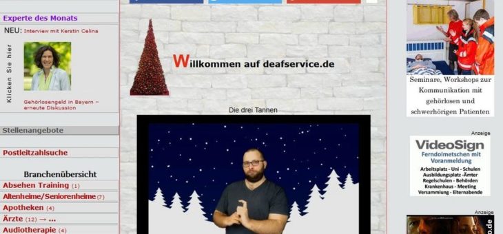 Wintermärchen für Groß und Klein – in Gebärdensprache