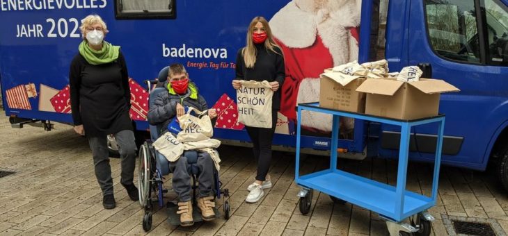 Weihnachtstruck von badenova überraschte auch 2020 wieder viele Menschen