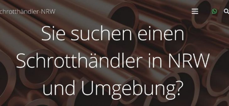 Wir Kaufen Altmetall & Schrott von Ihrem Standort in Dortmund und Umgebung