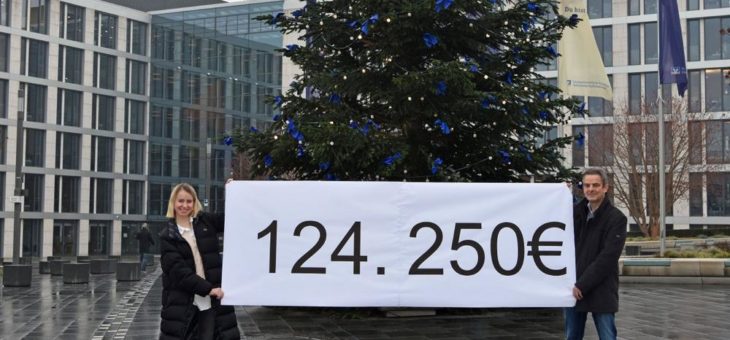 124.250 Euro: Neuer Rekord bei Spendenaktion