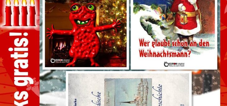 Adventskalender: Über Weihnachten drei Weihnachts-E-Books von EDITION digital kostenlos